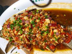 香煎大鲫鱼-费大厨辣椒炒肉(富兴店)