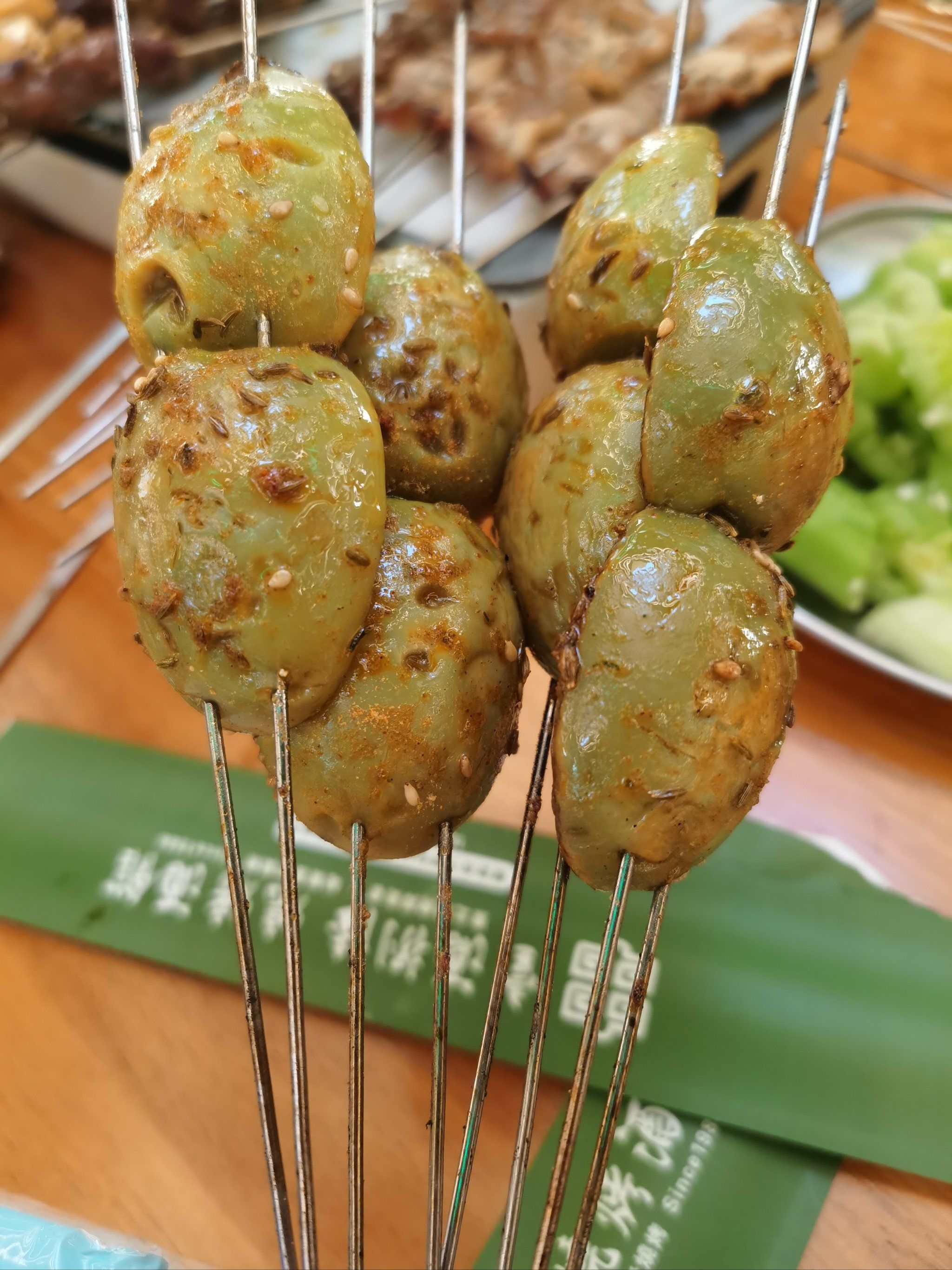 第一次吃烤实蛋