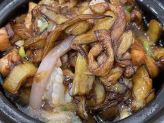 海鲜茄子煲-健康小吃