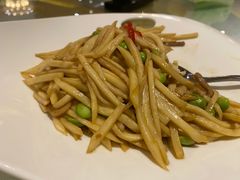 茭白毛豆炒肉丝-江仙雅居(苏州桥店)