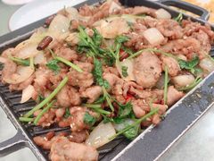 葱爆羊肉-普天和酒楼·新津菜·烤鸭(天津之眼店)