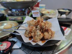 甜辣酱拼盘炸鸡-Meet Sun韩式大排档(五一广场7MALL店)