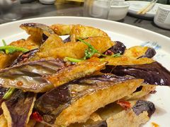 风味茄子-五谷丰登农家院·地道胶东菜·海鲜烧烤(威海店)