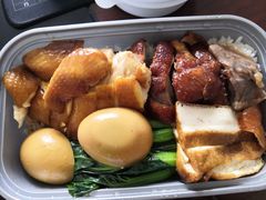 油鸡烧鸭双拼饭-南枝记