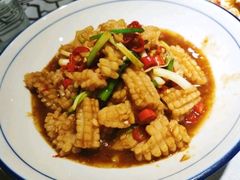 葱爆鱿鱼卷-老正兴菜馆(福州路店)