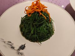 沙葱拌虫草花-新疆巴州金丝特餐厅(大钟寺店)