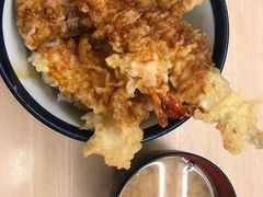海老穴子天丼-天ぷら定食まきの(難波千日前店)