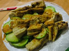 烤包漿豆腐-杨合林啊兰烤鱼