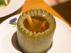 冬瓜盅-汝是素•文创素食馆(金月湾店)