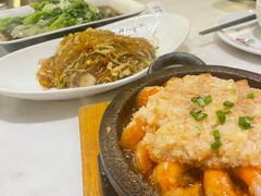 石板蒜蓉虾-小菜园新徽菜(无锡金悦广场店)