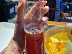 现榨山楂果汁-来涮蜀鲜货火锅串串香(菜市口店)