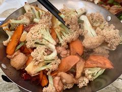 干锅花菜-品雅轩农家乐