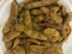 五花肉焖油豆角-长白山国际酒店中餐厅