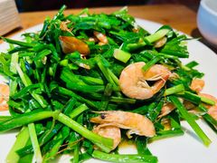 河虾炒韭菜-可心烤鱼