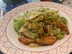 馕炒莲花白-撒拉花儿·新疆菜·清真(太阳宫店)