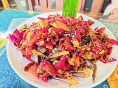 干煸野生菌-蜗牛小馆醉乡民谣云南菜(惠新西里店)