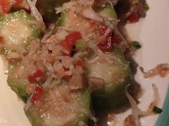 银鱼仔蒸丝瓜-大榕树下顺德菜(融创茂店)