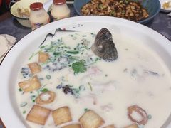 现磨豆浆捞鲈鱼-70后饭吧(府河街店)