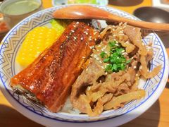 牛肉丼鳗鱼双拼定食-渔寿司·日本料理(艾尚天地店)