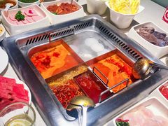 番茄锅底-海底捞火锅鲜切牛肉主题店(长寿路店)
