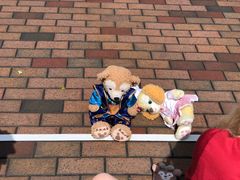 -小镇影院迪士尼小熊Duffy与他的朋友合影地