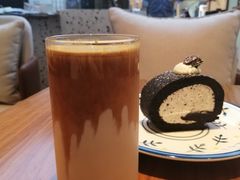 红豆沙拿铁-Line 咖啡(石厦花园店)