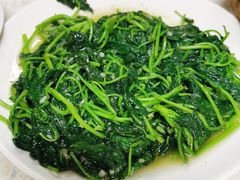 蒜蓉炒番薯叶-锦记私房菜馆