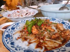 烧鹅汁捞陈村粉-水乡人家私房菜(逢简店)