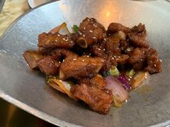 蒜香蜜汁排骨-绿茶餐厅(成都大悦城店)