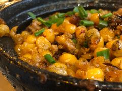 肉末耙豌豆-十吉老砂锅(天生丽街生活馆店)