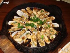 外婆家——铁板蛏子（16元）-外婆家(杭州马塍店·杭帮菜名店)
