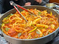五花肉拌烤鱿鱼-光化门韩国料理(新地假日广场店)