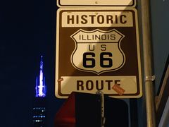 -66号公路起点牌