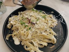 培根奶油蘑菇意面-The Rug Cafe(王府中环店)