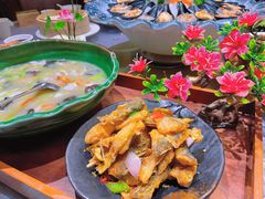 高汤脆米浸桂花鱼-轩记海鲜餐厅·四十五年老字号·经典粤菜(西区彩虹店)