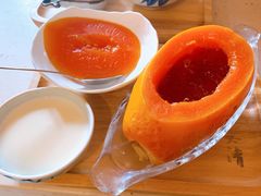 杏汁木瓜炖桃胶-太清凉茶糖水(前海店)