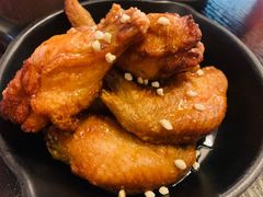 蜜汁辣鸡翅-机器人火炉披萨