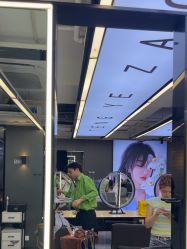 点击看大图 -藤野造型烫发染发