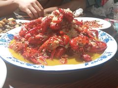 金牌蒜泥小龙虾-笔墨纸虾之烧烤海鲜虾尾(好爱广场店)
