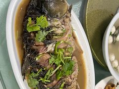 微山湖四鼻鲤鱼-微山湖湖畔好客居鱼馆渔家菜(微山湖风景区店)