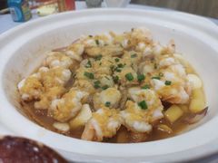蒜蓉凤尾虾带子-阿湾楼·温州海鲜·江浙菜(京江路店)