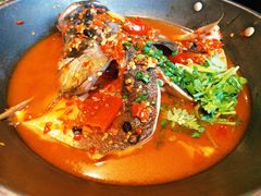 老坛剁椒蒸鱼头-俏九州·小炒黄牛肉(华润万象汇店)