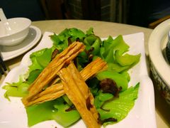 红葱头腐竹捞水东芥菜-明泉居茶点荟(车陂店)