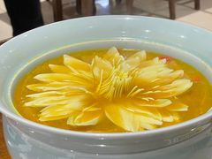 松茸菌菇莲花汤-福慧慈缘素食餐厅(王府井店)