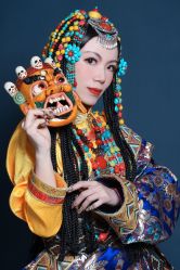 -后宫·古装汉服京剧儿童亲子全家福摄影