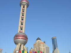 东方滨江大酒店门外东方明珠等建筑2-上海国际会议中心东方滨江大酒店
