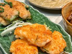 鱼饼拼酿尖椒-常来小聚·广州非遗传承餐厅(高德置地店)