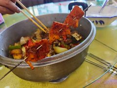 -炕锅羊肉土火锅面片大王