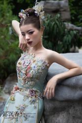-懿沉香中式嫁衣礼服秀禾服龙凤褂马来褂旗袍总店