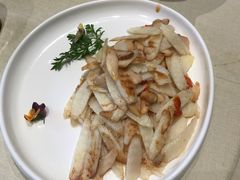 山药炒松茸-将相和·海鲜蒸饺大连菜